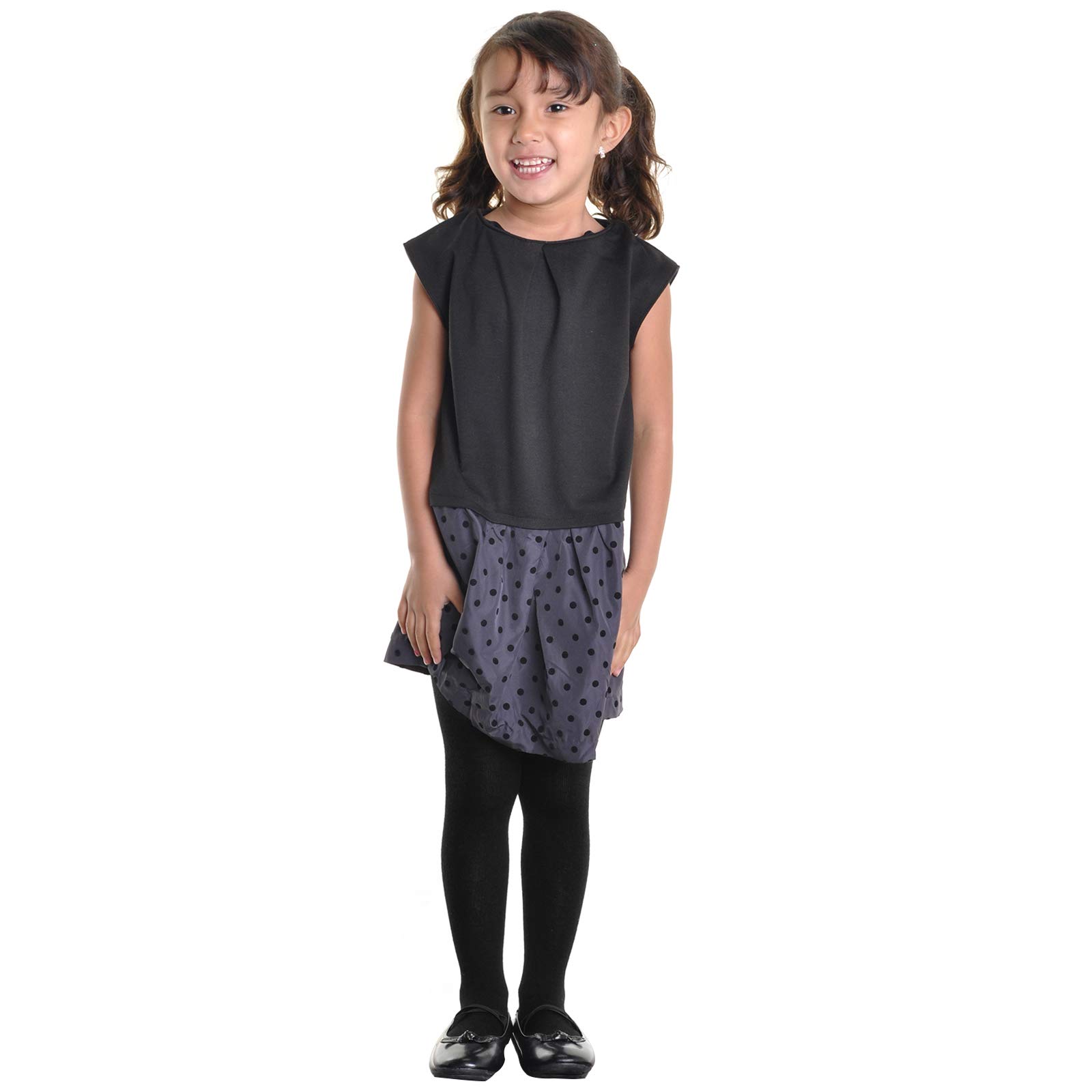 Angelina Girl's Colorful Assorted Winter Tights with Heel and Toe (6-Pack) - Image 4